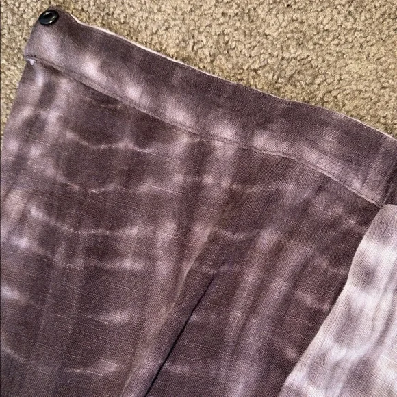 Zara Tie-Dye Wide-Leg Pants - Picture 3 of 9